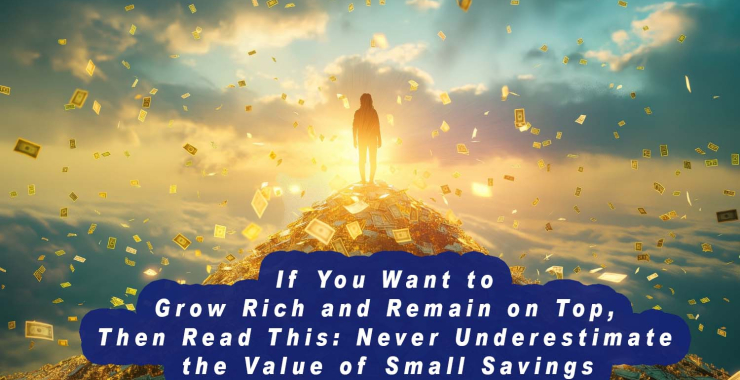 If You Want to Grow Rich and Remain on Top, Then Read This: Never Underestimate the Value of Small Savings